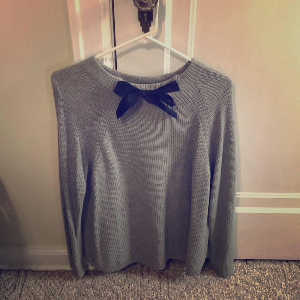 Bow thick Jcrew Sweater
